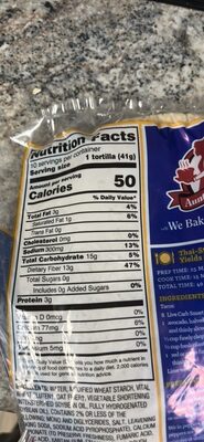 Live Carb Smart Flour Tortillas