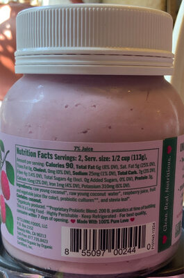 Living coconut yogurt