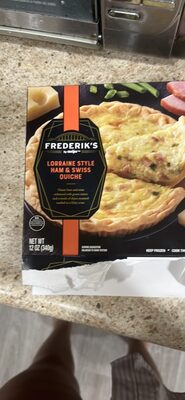 LORRAINE STYLE HAM & SWISS QUICHE