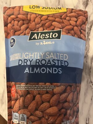 Low Sodium Lightly Salted Dry Roasted Almonds