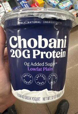 Lowfat Plain Greek Yogurt, 20g Protein