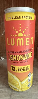 Lumen Yerba Mate Energy Lemonade