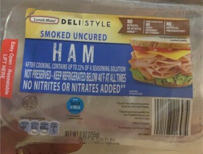 Lunch mate smoked uncured deli style