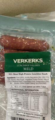 Lunchbox Salamis Mild
