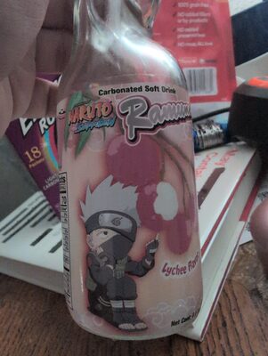 Lychee flavored soft drink