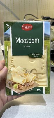 Maasdam in slices