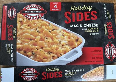 Mac & Cheese with Corn & Poblano Peppers