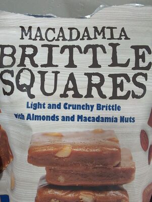Macadamia Brittle Squares