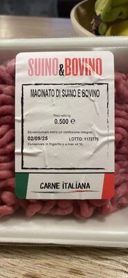 MACINATO DI SUINO E BOVINO