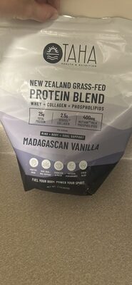 MADAGASCAN VANILLA New Zealand Grass-Fed Protein Blend Whey + Collagen + Phospholipids