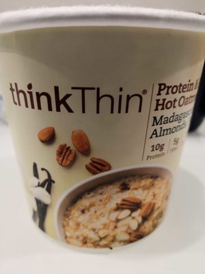 Madagascar vanilla, almonds, pecans protein & fiber hot oatmeal, madagascar vanilla, almonds, pecans