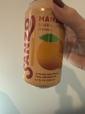 mandarin orange Soda water