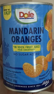 Mandarin Oranges in 100% fruit juice