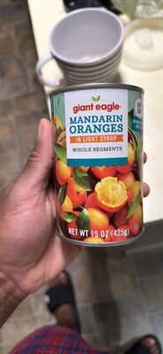 Mandarin Oranges in Light Syrup Whole Segments