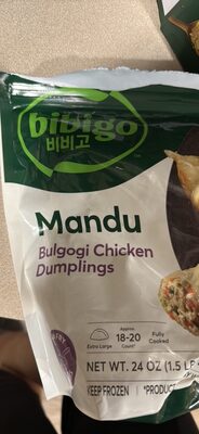 Mandu Bulgogi Chicken Dumplings