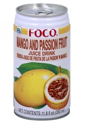 Mango And Passion Fruit Juice Drink