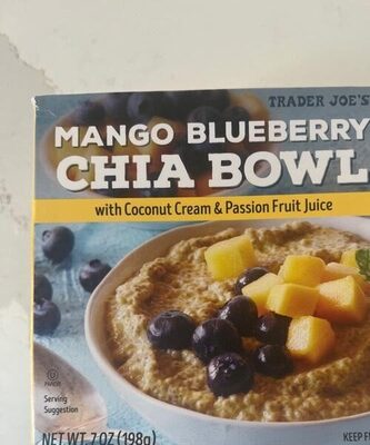 Mango Blueberry Chia Bowl