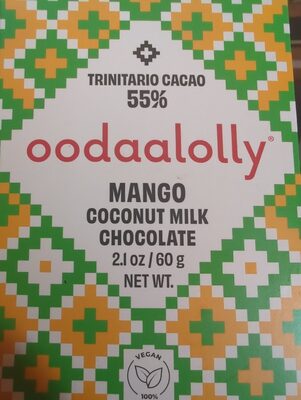 Mango Coconut Milk Chocolate