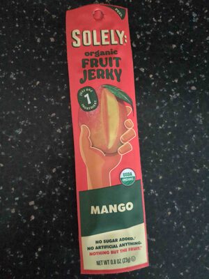 Mango fruit jerky