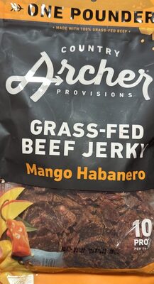 Mango habanero beef jerky