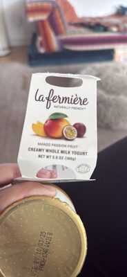 MANGO PASSION FRUIT CREAMY WHOLE MILK YOGURT