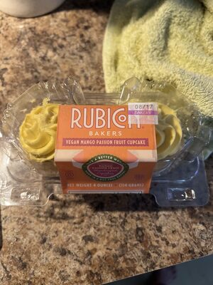 Mango Passion Fruit Cupcake