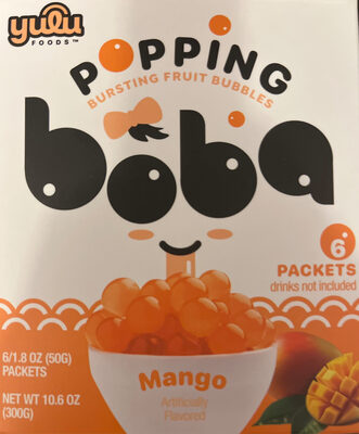 Mango Popping Boba