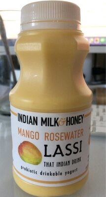 mango rosewater lassi