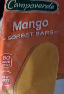 Mango Sorbet Bars
