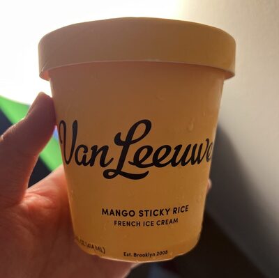 Mango Sticky Rice Ice Cream