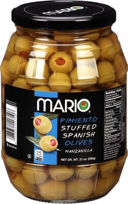 Manzanilla Pimiento Stuffed Spanish Olives