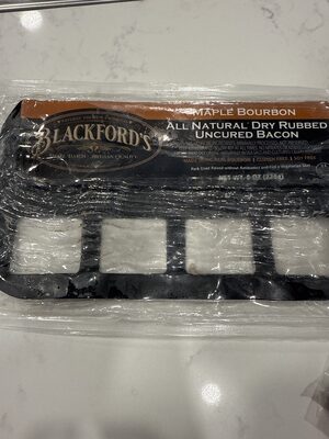 Maple Bourbon All Natural Dry Rubbed Uncured Bacon
