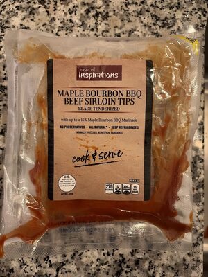 Maple Bourbon BBQ Beef Sirloin Tips