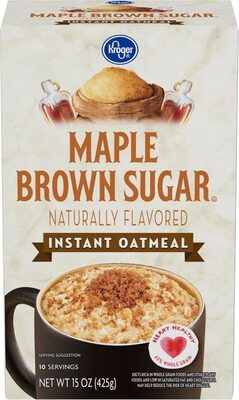 Maple & Brown Sugar Instant Oatmeal