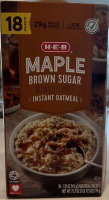 Maple Brown Sugar Instant Oatmeal