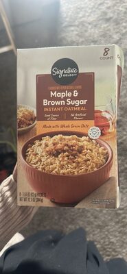 Maple & Brown Sugar Instant Oatmeal