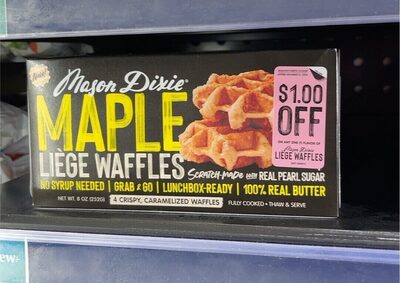 Maple liège waffles