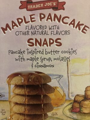 Maple pancake snaps