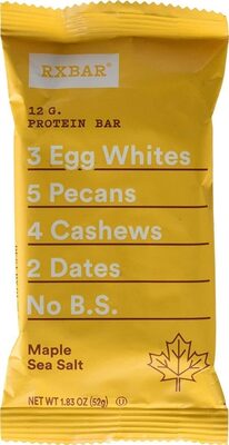 Maple sea salt protein bar
