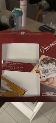 Marinated flap meat steak