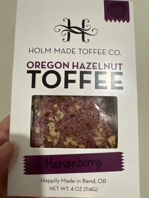 Marionberry Hazelnut Toffee