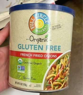 Market organic gluten free french fried onions