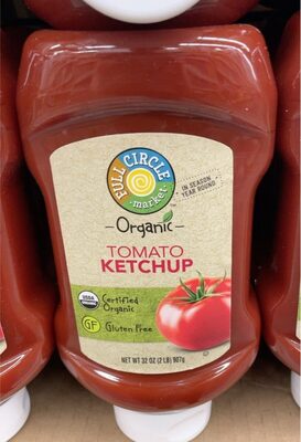 Market organic tomato ketchup