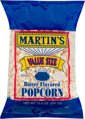 Martin's value size butter flavored popcorn