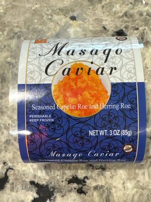 Masago Caviar Seasoned Capelin Roe And Herring Roe