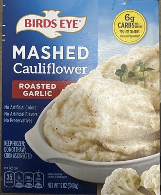 Mashed Cauliflower Roasted Garlic