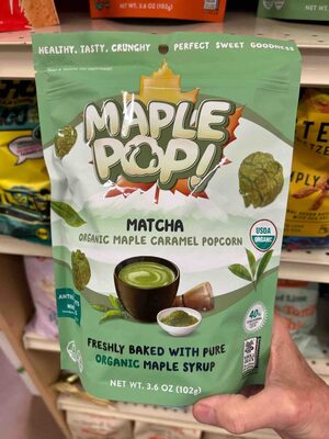 Matcha Organic Maple Caramel Popcorn