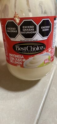 Mayonesa con jugo de limon