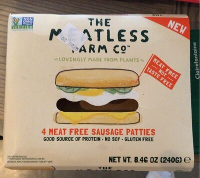 Meat free sausage patties
