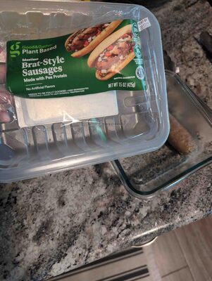 Meatless Brat-Style Sausages